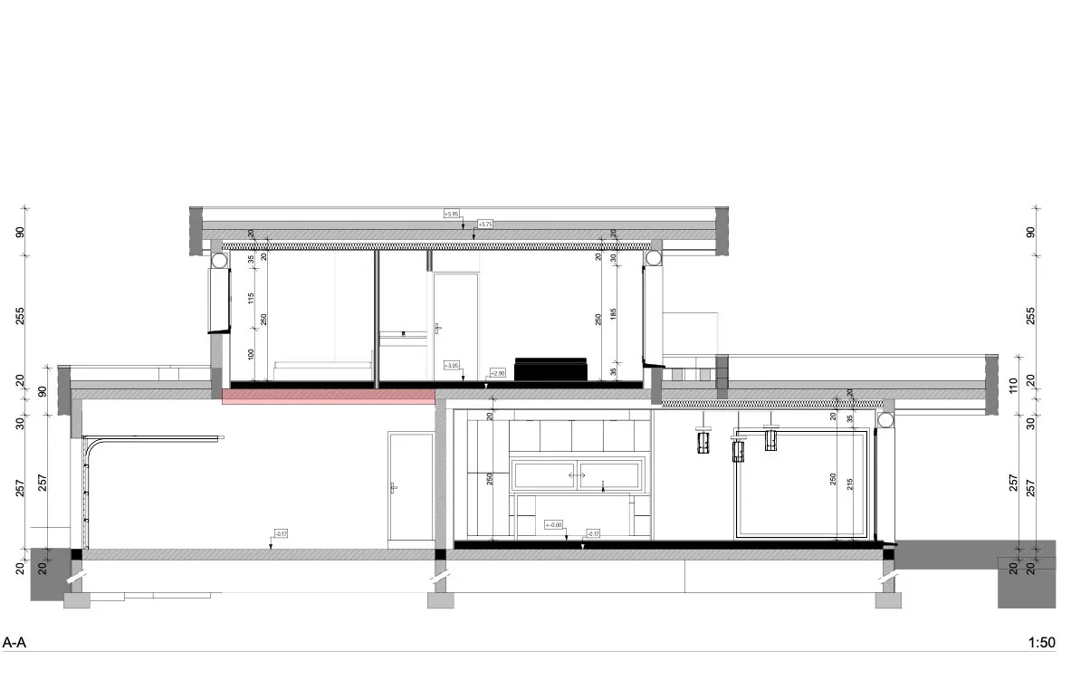Plan technique de Lign Habitat Maître d'oeuvre en construction de maison individuelle à Rennes et en Ille et Vilaine