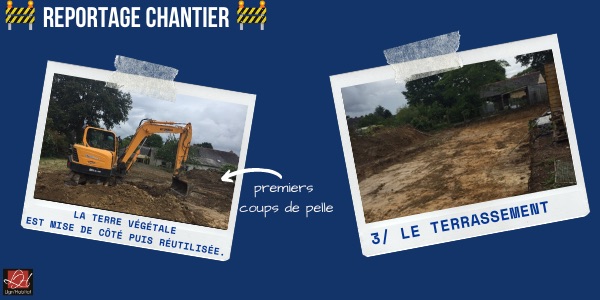 Etape 3 : Le terrassement d'un chantier Etape 3 : Le terrassement d'un chantier