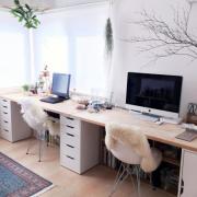 bureau pour 2 personnes (c)pinterest